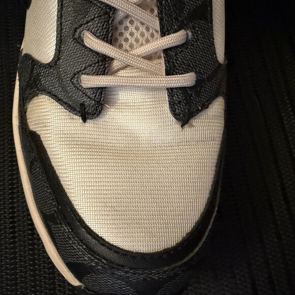 Coach Women's Strider Sneaker Graphite Charcoal 8.5 Signature Canvas No Box - Picture 12 of 16